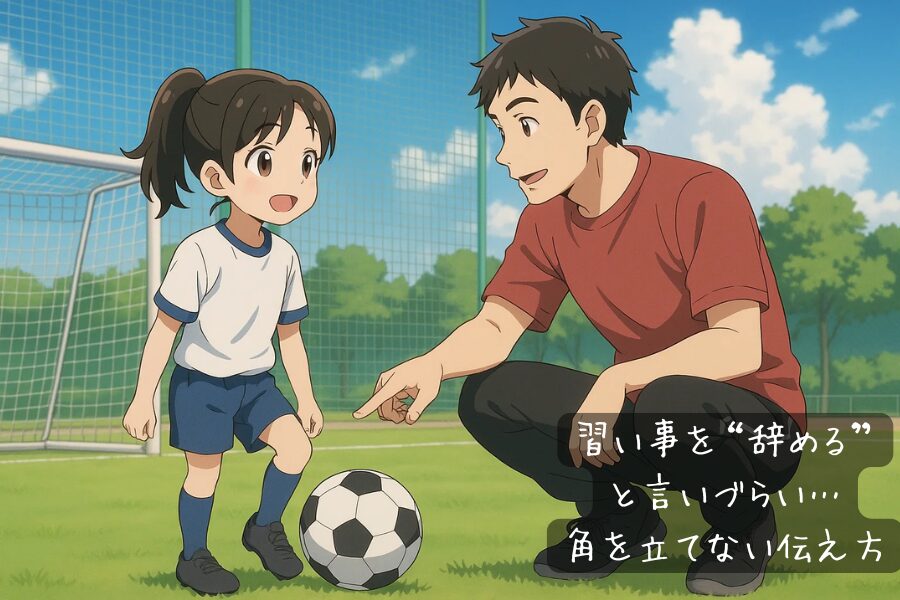 習い事を“辞める”と言いづらい…角を立てない伝え方