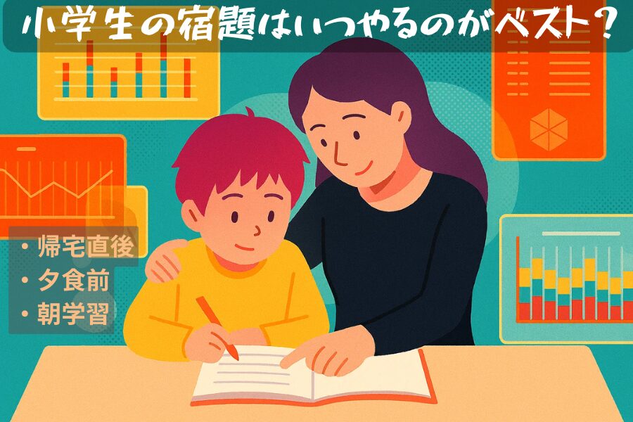 小学生 宿題 いつやる