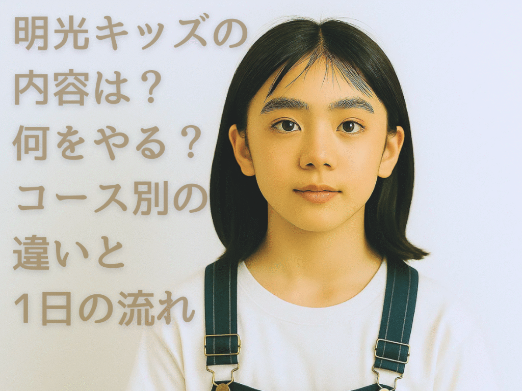 明光キッズは何をする？