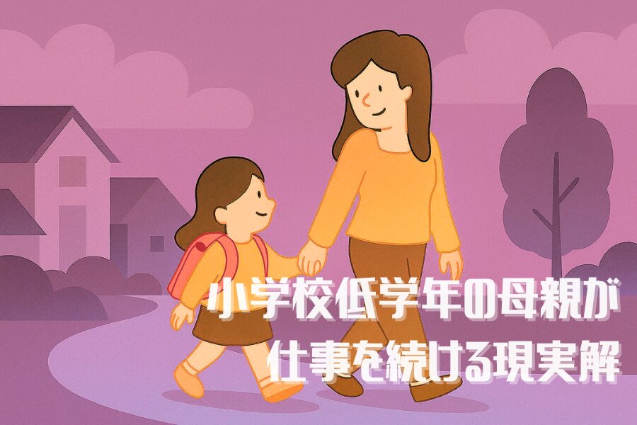 低学年の母親仕事続ける